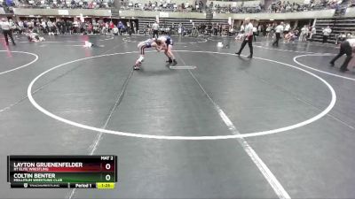 112 lbs Cons. Round 3 - Coltin Benter, Mollitium Wrestling Club vs Layton Gruenenfelder, RT Elite Wrestling