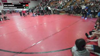74-81 lbs Round 3 - Beau Johnson, San Clemente Youth Wrestling vs David Gonzalez Iii, Rancho Bernardo