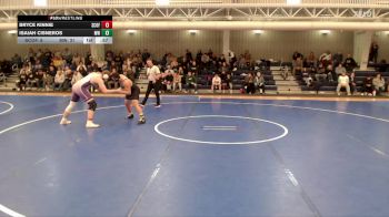 215 lbs Round 1 (16 Team) - Isaiah Cisneros, Millard West vs Bryce Kinnie, Sedgwick County/Fleming