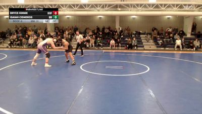 215 lbs Round 1 (16 Team) - Isaiah Cisneros, Millard West vs Bryce Kinnie, Sedgwick County/Fleming