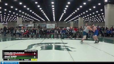 285 lbs Placement (4 Team) - Sterling McLaughlin, Cornerstone vs Grant Baber, Oklahoma City