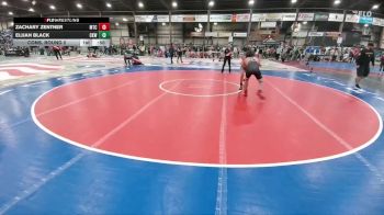 160 lbs Cons. Round 2 - Elijah Black, Camel Kids Wrestling vs Zachary Zentner, MTC-MANTANONA TRAINING CENTER