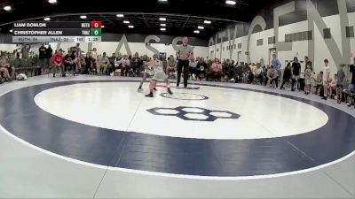 55 lbs Semis & 1st Wrestleback (8 Team) - Christopher Allen, Team Nazar Training Center vs Liam Donlon, Ruthless Wrestling Club