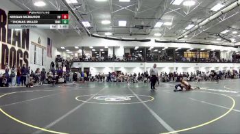 141 lbs Semifinal - Thomas Miller, Trine vs Keegan McMahon, Baldwin Wallace