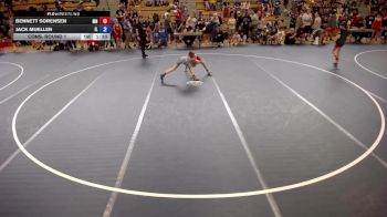 78 lbs Cons. Round 1 - Bennett Sorensen, MN vs Jack Mueller, IL