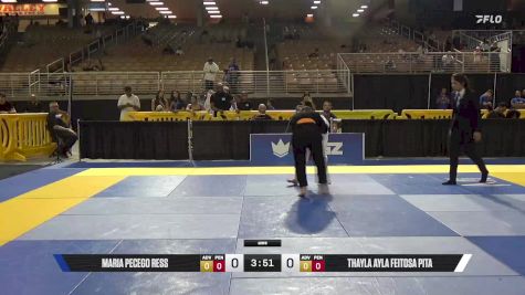 Thayla Ayla Feitosa Pita vs Maria Pecego Ress 2025 Pan Kids Jiu-Jitsu IBJJF Championship
