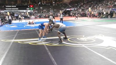 Cons. Round 3 - Josiah Nsoh, Lincoln Lutheran vs Mason Mostek, Bennington
