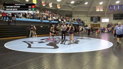 120 lbs Cons. Round 1 - Autumn Becker, Iowa Valley, Marengo vs Baylee Boyd, Grinnell