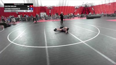 84 lbs Round 3 - Colton Miller, Wisconsin vs Cayden Podeweltz, Wrestling Factory