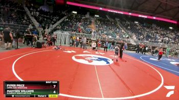 62 lbs Champ. Round 1 - Olivia Kinny, Glenrock Wrestling Club vs Elaina Hendricks, Torrington Wrestling Club