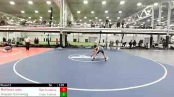 125 lbs Rr Rnd 3 - Matthew Lopes, Blair Academy vs Brayden Sonnentag, Crass Trained