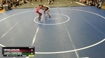 145G Quarterfinal - Marina Anderstrom, Redington Sr. Jr/Sr High School vs Nevaeh Copeland, East Anchorage High School