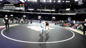 Girls 115 lbs 3rd Place Match - Alana Dickson, Eastmont (Girls) vs Melanie Martinez, Zillah (Girls)