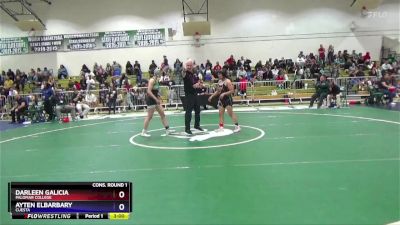 124 lbs Cons. Round 1 - Ayten Elbarbary, Cuesta vs Darleen Galicia, Palomar College