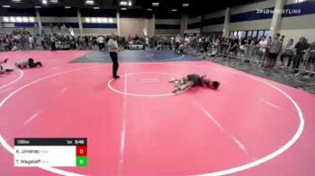 138 lbs Consi Of 64 #2 - Kenji Jimenez, Ukiah WC vs Trevor Wagstaff, Silverback WC