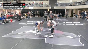 127 lbs Round 1 (4 Team) - Benjamin Braunschweig, Evansville, WI vs Gauge Johnson, Pierz, MN