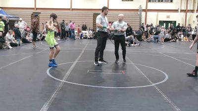 92 lbs Round 4 (8 Team) - Dylan Verceles, Headhunters vs Kamdyn Beaudean, Team Blue Hen