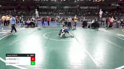 80 lbs Consi Of 16 #1 - Joshua McVicker, Delaware Valley Rams vs Charlotte Catania, Sterling