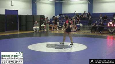 138 lbs Round 1 (4 Team) - Kiana Hernandez, Mount Olive/Randolph vs Dhriti Patel, Parsippany Hills/Parsippany