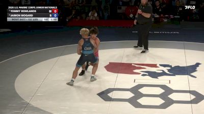 157 lbs 1st Place Match - Tommy Rowlands, Ohio vs Jaimon Mogard, Iowa