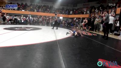 46 lbs Round Of 16 - Hunter Hill, Norman Grappling Club vs Johnny Elswick, Newcastle Youth Wrestling