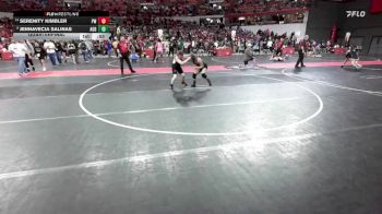 120 lbs Quarterfinal - Jennavecia Salinas, AF Green Demons vs Serenity Kimbler, Prairie Wrestling