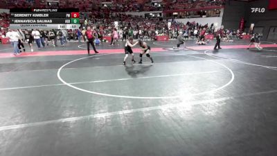 120 lbs Quarterfinal - Jennavecia Salinas, AF Green Demons vs Serenity Kimbler, Prairie Wrestling