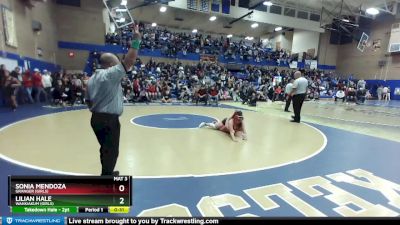 155lbs 5th Place Match - Sonia Mendoza, Granger (Girls) vs Lilian Hale, Wahkiakum (Girls)