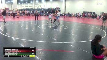 170 lbs Quarters & Wb (16 Team) - Caroline Lucas, Florida Red Black & Blue vs Alyssa Gerber, RPA/Head Hunters