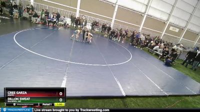 67 lbs Quarterfinal - Cree Garza, INWTC vs Dillon Sweat, Kalispell WC