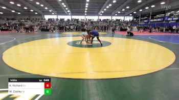 145 lbs Consi Of 16 #1 - Kiara Richard, NY vs Madison Cooley, GA