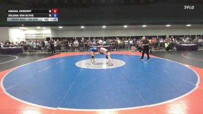 138 lbs Round Of 32 - Abigail DeBerry, VA vs Juliana Van Slyke, PA