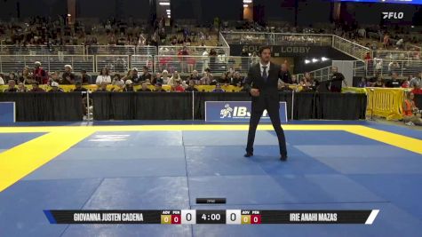 Giovanna Justen Cadena vs Irie Anahi Mazas 2025 Pan Kids Jiu-Jitsu IBJJF Championship