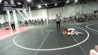 89 lbs Consolation - Brantley Arluck, Fitness Fight Factory Wre vs Brian Baca, Juggernaut WC