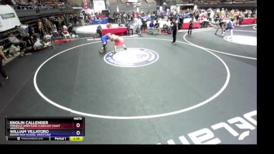 285 lbs Cons. Round 2 - Knolin Callender, Ferndale Wrestling Club/Lost Coast Wrestling vs William Villatoro, Edison High School Wrestling