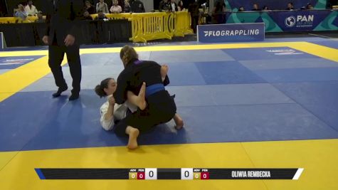 Oliwia Rembecka vs Annabelle Grace Christie 2025 Pan Jiu Jitsu IBJJF Championship