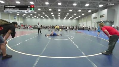 110 lbs Rr Rnd 2 - Jacob Baker, PA Crusaders - EL vs Kaiman Proctor, 84 Athletes - EL