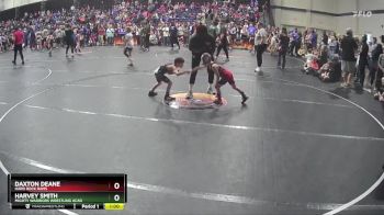 49 lbs Quarterfinal - Harvey Smith, Mighty Warriors Wrestling Acad vs Daxton Deane, Hard Rock Rams