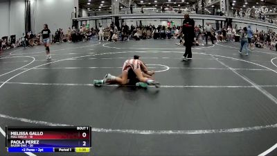 100 lbs Finals (2 Team) - Melissa Gallo, Full Circle vs Paola Perez, RaZor GWC