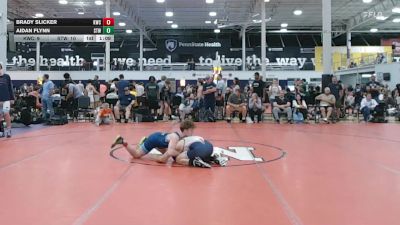 134 lbs Final - Brady Slicker, Kraken Grizzly - HSC vs Aidan Flynn, Shore Thing - HSC