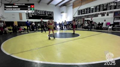 83 lbs Cons. Round 2 - Jaxson Sanchez, Delta Wrestling Club vs Roman Vierra, Durham Wrestling Club