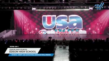Edison High School - Edison High School [2025 Varsity Jazz (Song/Pom) Advanced Small/Medium Day 4] 2025 USA Spirit Natl's/Collegiate Champs/Jr. Natl's