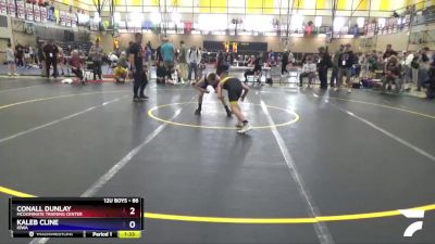 86 lbs Quarterfinal - Conall Dunlay, McDominate Training Center vs Kaleb Cline, Iowa