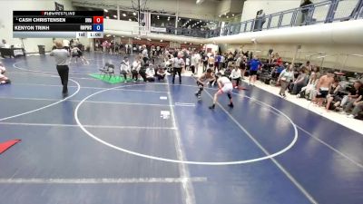 120 lbs Cons. Round 3 - Kenyon Trinh, Riverton Wolf Pack Wrestling Club vs Cash Christensen, Sanderson Wrestling Academy
