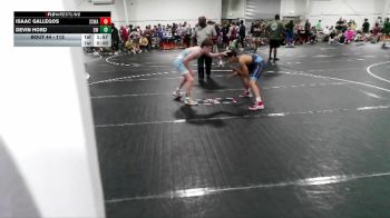 113 lbs Cons. Semi - Isaac Gallegos, SWA Slate Wrestling Academy vs Devin Hord, Darkhorse Wrestling