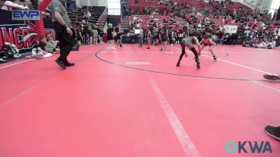 55 lbs Semifinal - Hudson Waag, Keystone Kids 11U vs Easton Klinglesmith, Perry Wrestling Academy