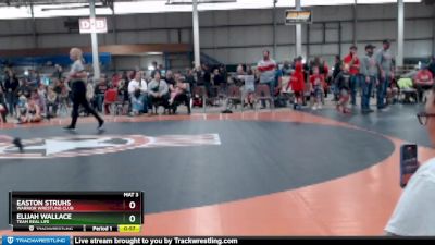 45-47 lbs Round 1 - Easton Struhs, Warrior Wrestling Club vs Elijah Wallace, Team Real Life