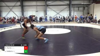 Consolation - Delwin Martin, Springfield Tech vs Justin Valdoria, Johns Hopkins