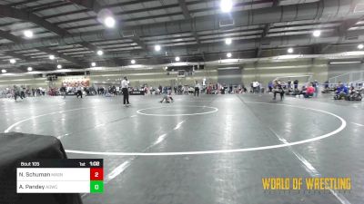 83 lbs Quarterfinal - Nathan Schuman, Mat Assassins vs Arav Pandey, American Dream Wrestling Club