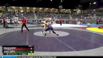 138 lbs Quarterfinals (8 Team) - Wyatt Wood, 5A Crook County vs Nolan Godsey, 5A Hillsboro